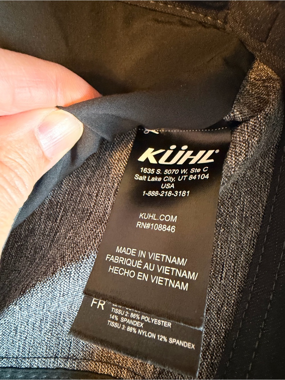 Kuhl Men's Dark Grey Lightweight Zip-Up Shirt Jacket - Picture 4 of 9